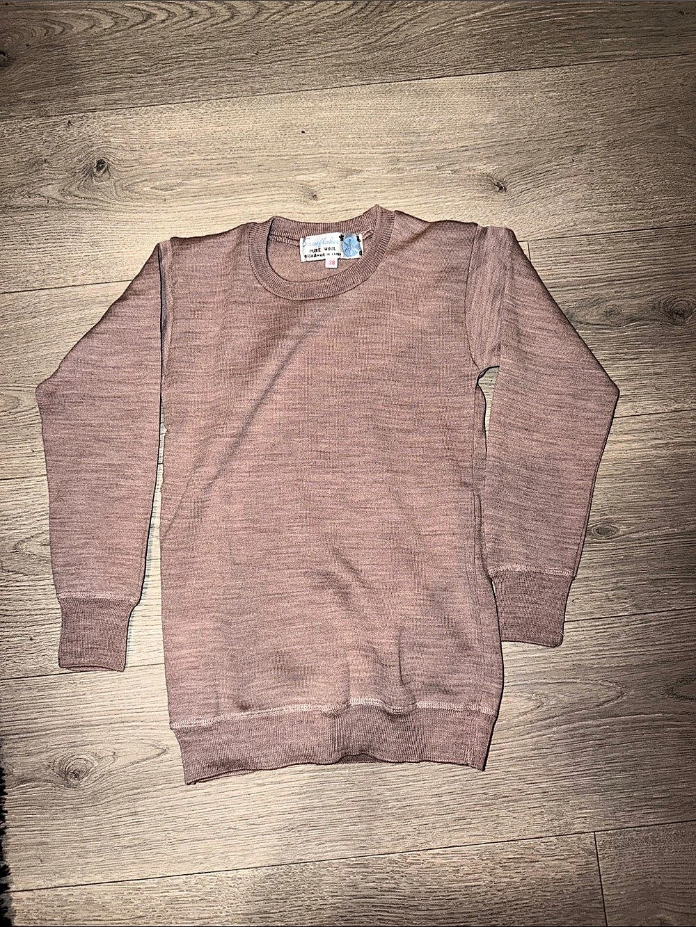 Snowflake Pure Wool Crewneck Sweater Size 28